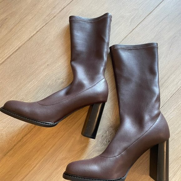 Stella maccartney leather heel Boots - Picture 1 of 3